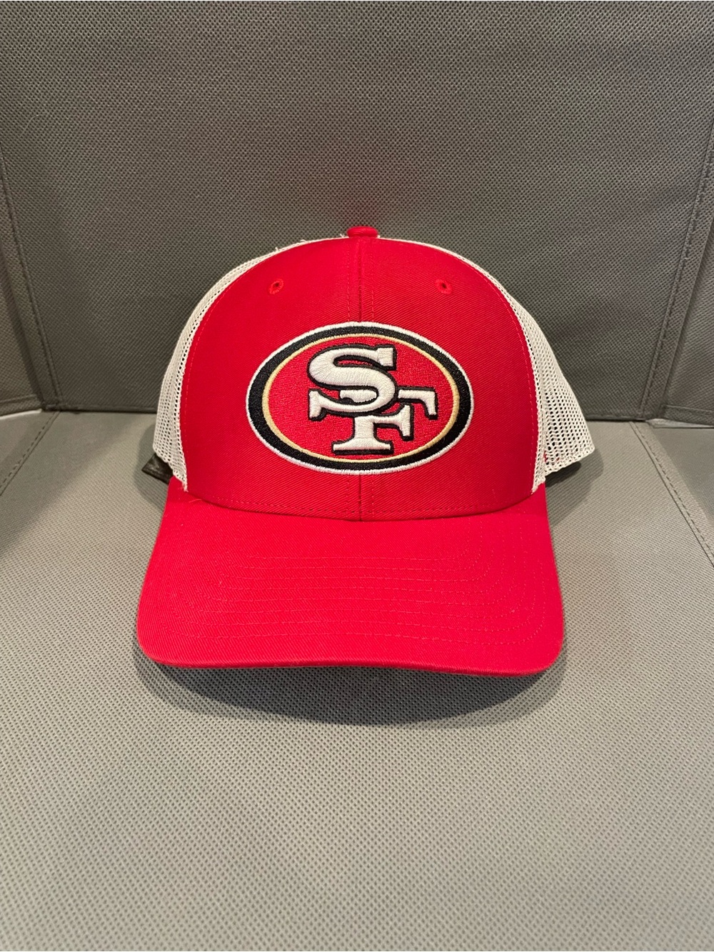 San Francisco 49ers '47 Brand Red Relaxed Fit Trucker Adjustable Snapback Hat